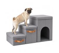Relaxdays Escalier pliable 3 marches pour chien