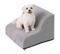 relaxdays escalier pour Chien, antidérapant, pour lit et canapé, 2 marches | antidérapant, pour lit et canapé, housse amovible, marches pour chien