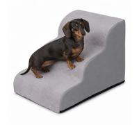 relaxdays escalier pour Chien, antidérapant, pour lit et canapé, 3 marches | antidérapant, pour lit et canapé, housse amovible, marches pour chien