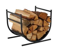 Relaxdays Rack à bois moderne en U