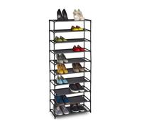 Relaxdays Étagère à chaussures 10 niveaux