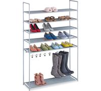relaxdays Étagère à chaussures avec compartiment à bottes