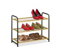 relaxdays Étagère à chaussures pour 6 paires de chaussures