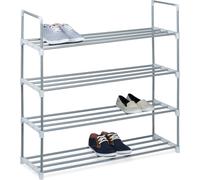 Etagère à chaussures en métal - 4 étages - pour 16 paires de chau