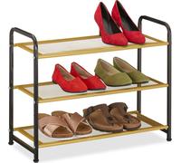 relaxdays Étagère à chaussures pour 6 paires de chaussures