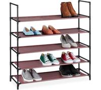 relaxdays Étagère à chaussures système d'enfichage XL