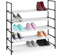 relaxdays Étagère à chaussures système d'enfichage XL