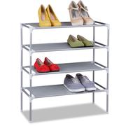 relaxdays Étagère à chaussures système enfichable 4 niveaux