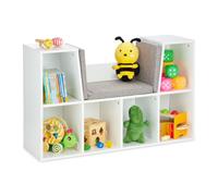 Relaxdays Etagère à livres avec coussin