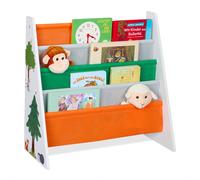 relaxdays Étagère à livres Enfants Animaux de la forêt