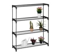 Relaxdays Étagère à plantes avec 4 niveaux