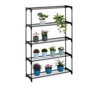 Relaxdays Étagère à plantes avec 5 niveaux