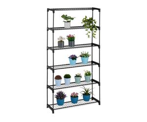Relaxdays Étagère à plantes avec 6 niveaux