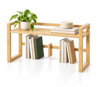 Relaxdays Étagère de table, serre-livres réglable