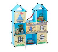 relaxdays Étagère enfichable chambre d'enfant comme château fort