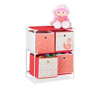 Relaxdays Etagère enfant avec boîtes