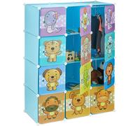 relaxdays Étagère enfichable chambre d'enfant avec motif