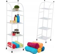 relaxdays Étagère étroite sur pied avec 4 étagères
