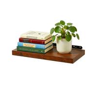 Relaxdays Étagère murale avec support métal