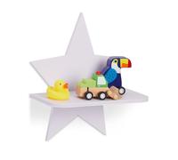 Relaxdays Étagère murale étoile pour enfants