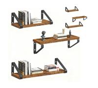 Relaxdays Étagère murale, lot 3 tailles