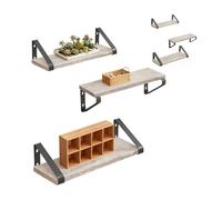 Relaxdays Étagère murale, lot 3 tailles