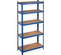 relaxdays Étagère pour charges lourdes 180x90x40 bleu