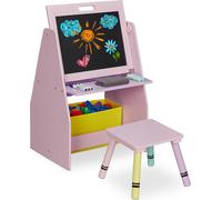 relaxdays Étagère pour enfants avec tableau
