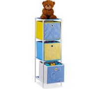 relaxdays Étagère pour enfants Dino avec boîtes