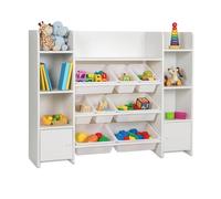 Relaxdays Grande étagère pour enfant avec tiroirs