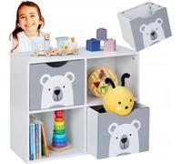 relaxdays Étagère pour enfants Ours