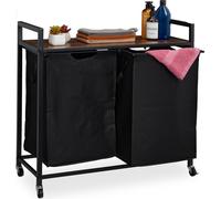 relaxdays Étagère pour panier à linge