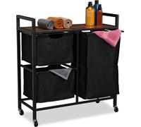 relaxdays Étagère pour panier à linge