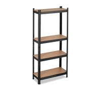 Relaxdays Étagère solide 150 cm noire