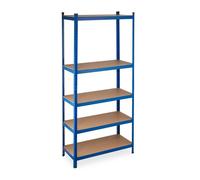 Relaxdays Etagère solide 220 cm bleue
