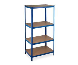 Relaxdays Etagère solide180x90x45 cm bleu