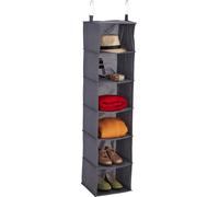 relaxdays Étagère suspendue Armoire à vêtements 6 compartiments