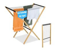 Relaxdays Étendoir à linge pliable