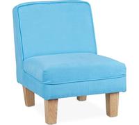 relaxdays Fauteuil pour enfants avec pieds en bois