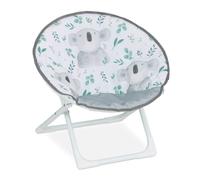 Relaxdays Fauteuil pour Enfant, Pliant, Koalas, HLP : 47 x 50 x 48 cm, pour intérieur ou extérieur, Multicolore