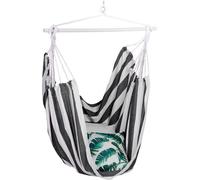 relaxdays Fauteuil suspendu avec bandes