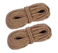 Relaxdays Ficelle en jute de 20 m en lot de 2