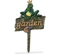 relaxdays Fiche de jardin "garden