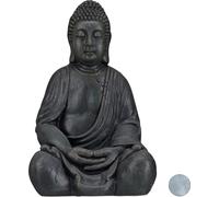 relaxdays Figure de Bouddha 50 cm