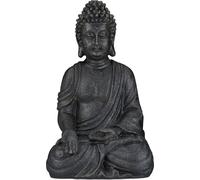 relaxdays Figure de bouddha assise 40 cm