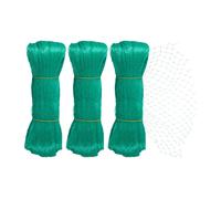 Relaxdays Filet Anti-Oiseaux, Lot de 3, Protection Jardin, Arbres, 10 x 4 m, Mailles Fines, 20x20 mm, Vert