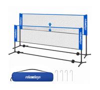 Relaxdays Filet de badminton réglable