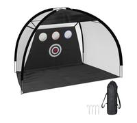 Relaxdays Filet de Golf, Sac de Rangement, Sardines, H x L x P : 200 x 300 x 170 cm, pour Le Jardin, Noir et Blanc