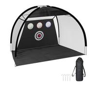 Relaxdays Filet de Golf, Sac de Rangement, Sardines, H x L x P : 200 x 300 x 170 cm, pour Le Jardin, Noir et Blanc