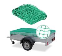 Relaxdays Filet de remorque vert 2 x 3 m